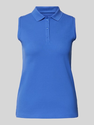 Christian Berg Woman Tanktop met polokraag Blauw - 2