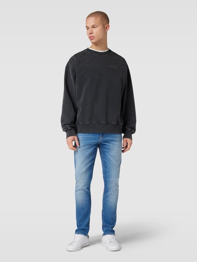Calvin Klein Jeans Slim fit jeans in 5-pocketmodel Jeansblauw - 1