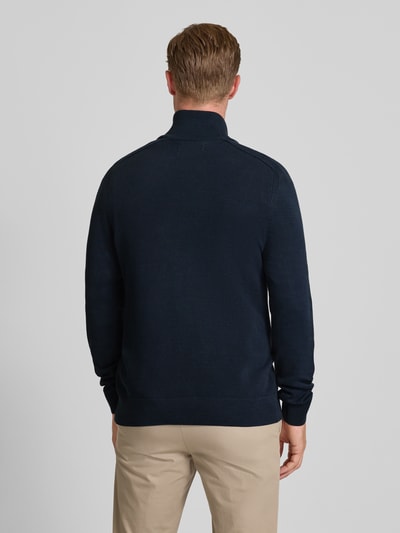 Marc O'Polo Regular fit gebreid jack van puur katoen Marineblauw - 5