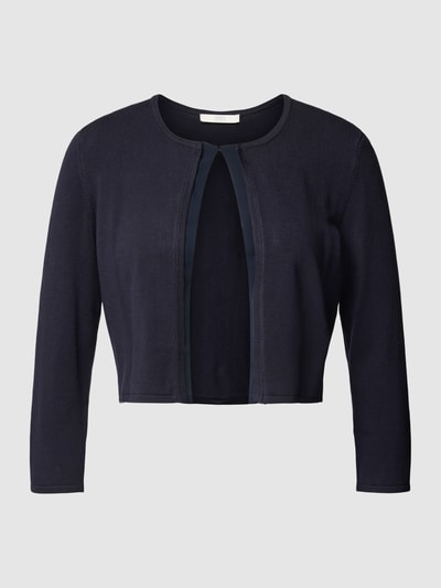 Jake*s Cocktail Bolero van viscosemix met haakjessluiting Marineblauw gemêleerd - 2