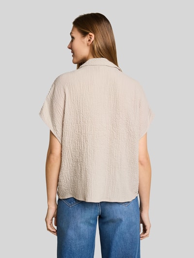 Tom Tailor Denim Regular Fit Hemdbluse aus Viskose-Mix Taupe 5