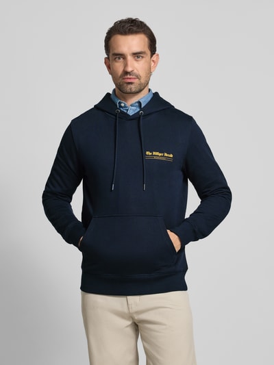 Tommy Hilfiger Regular Fit Hoodie aus reiner Baumwolle Marine 4