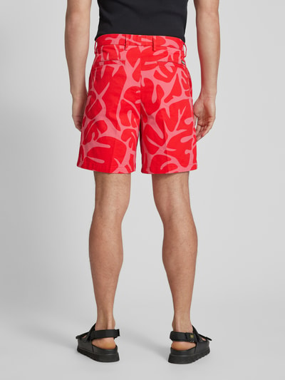 BOSS Bermudas mit floralem Muster Modell 'Karlos' Rot 5