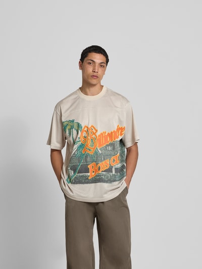Billionaire Boys Club T-Shirt mit Label-Print Stein 4