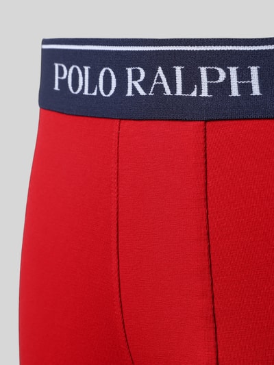 Polo Ralph Lauren Underwear Boxershort met band met label in een set van 3 stuks Rood - 2