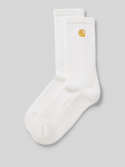 Carhartt Work In Progress Socken mit Label-Patch Weiss 1