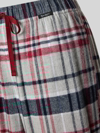 Skiny Pyjamabroek met elastische band en labeldetail Lichtgrijs - 2