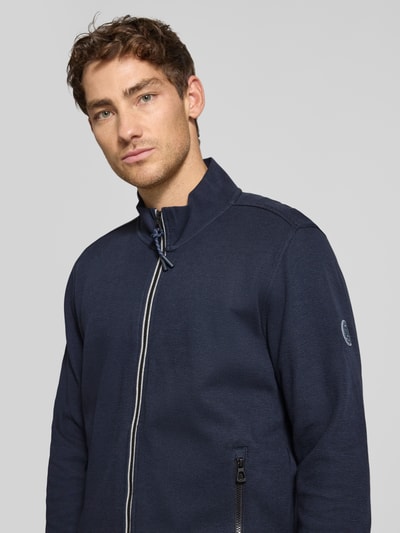 Lerros Sweatjacke mit Label-Patch Modell 'SELANIK' Marine 3