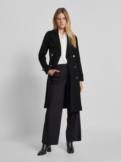 MICHAEL Michael Kors Trenchcoat mit Bindegürtel Modell 'DRAPEY' Black 1