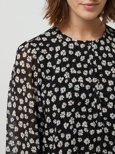 Tom Tailor Denim Kleid aus Chiffon Schwarz 3