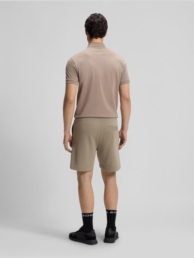 BOSS Green Regular Fit Sweatshorts aus Baumwoll-Mix Modell 'JT_SHORTS' Sand 5