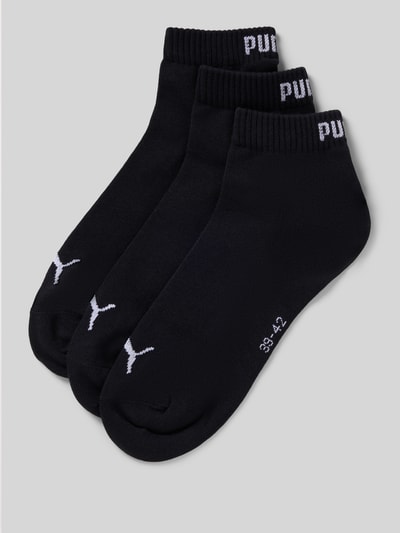 PUMA Damen Sneakersocken im 3er-Pack Black 1