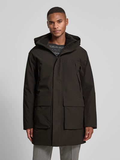 Jack & Jones Premium Parka mit Kapuze und Pattentaschen Modell 'MOON' Black 4