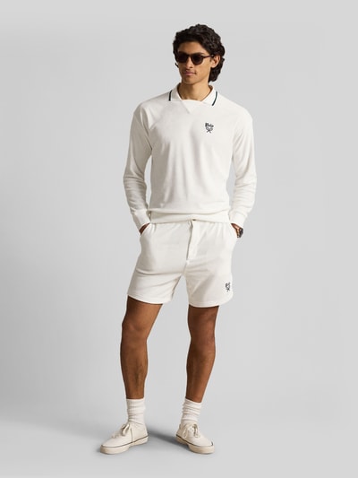 Polo Ralph Lauren Regular Fit Sweatshorts aus Baumwoll-Mix Weiss 1