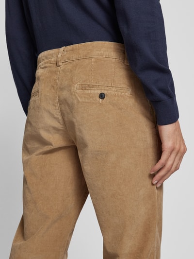 SELECTED HOMME Straight fit broek van corduroy, model 'MILES' Zand - 3