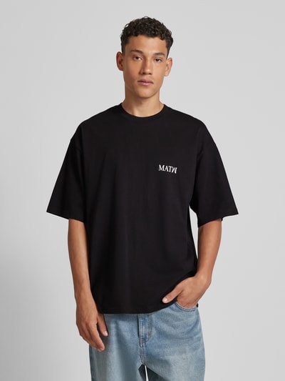 Review X MATW T-Shirt mit Label-Print - MATW X Review Black 4