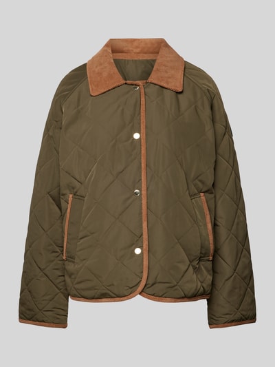 Tommy Hilfiger Pikowana kurtka dwustronna Khaki 2