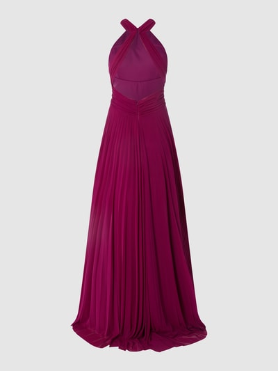 TROYDEN COLLECTION Abendkleid mit Plisseefalten  Pink 4