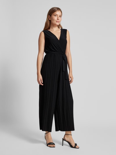 ZABAIONE Jumpsuit mit Plisseefalten Modell 'Romper' Black 1