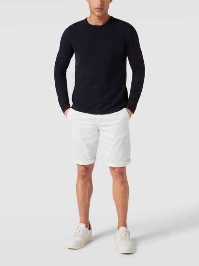 JOOP! Collection Longsleeve aus Baumwolle mit Strukturmuster Marine 1