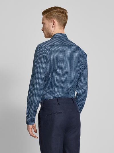 Jake*s Slim Fit Business-Hemd mit Knopfleiste Marine 5