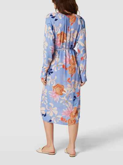 Gant Midi-jurk met all-over bloemenmotief Lichtblauw - 5