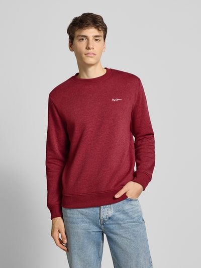 Pepe Jeans Regular fit sweatshirt van katoenmix, model 'GRIFFIN' Rood - 4