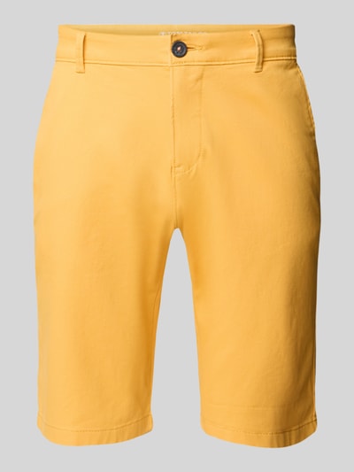 Tom Tailor Slim Fit Chinoshorts aus Baumwoll-Mix Orange 2