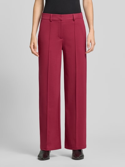 ICHI Wide Fit Hose mit Viskose-Anteil Modell 'Kate' Bordeaux 4