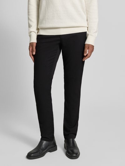 MCNEAL Slim fit stoffen broek met viscose Zwart - 4