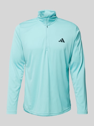 Adidas Training Sweatshirt mit Stehkragen Aqua 2