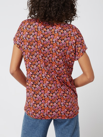 Fransa Blouseshirt met bloemenmotief, model 'Fedot' Koraal - 5