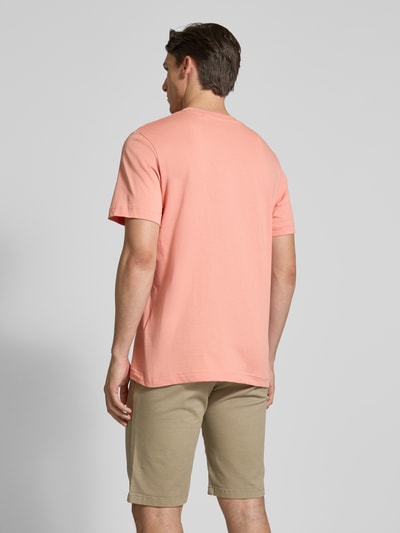Tom Tailor Regular Fit T-Shirt aus reiner Baumwolle Rosa 5