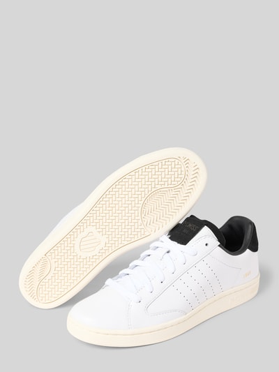 K-SWISS Sneakers van echt leer met logopatch, model 'Lozan' Wit - 4