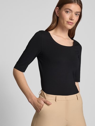 OPUS T-shirt z rękawem o dł. 1/2 model ‘Daily’ Czarny 3