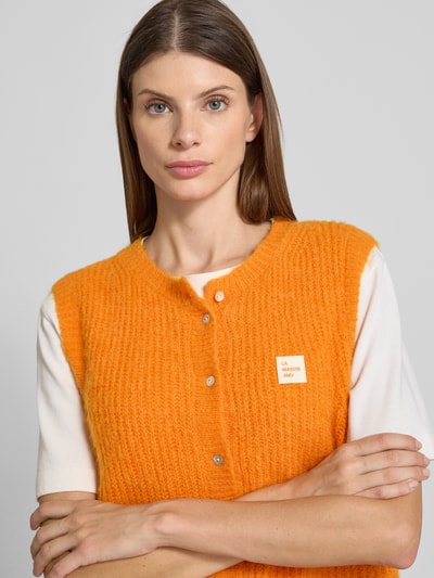 American Vintage Mouwloos vest met labelpatch Oranje - 3