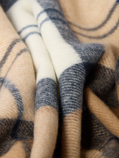 Barbour Schal mit Tartan-Muster Modell 'HAILES' Camel 2