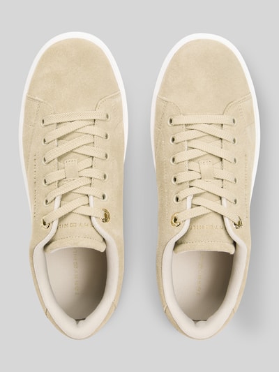 Tommy Hilfiger Sneakersy o niskim kroju z naturalnej skóry Beżowy 3