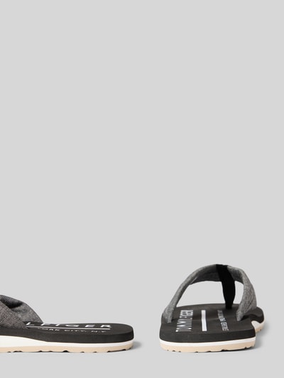 Tommy Hilfiger Flip Flops mit Label Print Black 2