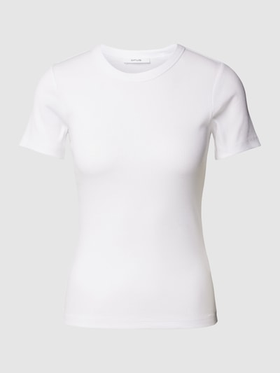 OPUS T-Shirt mit Rundhalsausschnitt Modell 'Samuna' Weiss 2