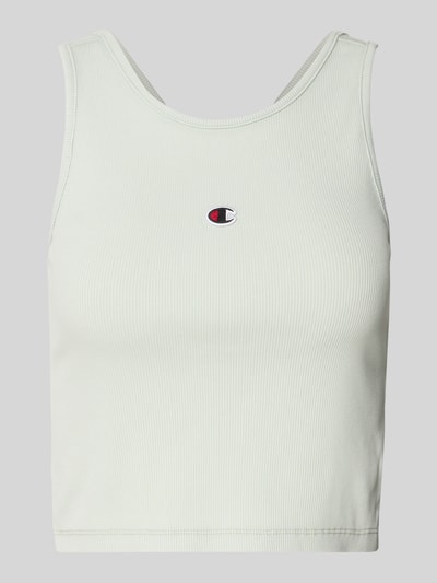 CHAMPION Fitted Fit Crop Top mit Label-Stitching Schilf 2