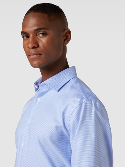 SEIDENSTICKER REGULAR FIT Koszula biznesowa o kroju regular fit z kołnierzykiem typu kent Błękitny 3