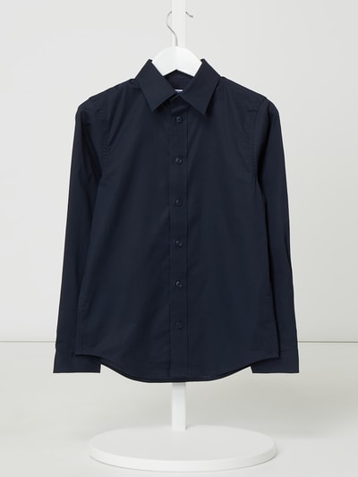 Jack & Jones Hemd mit Stretch-Anteil Modell 'Mason' Marine 1