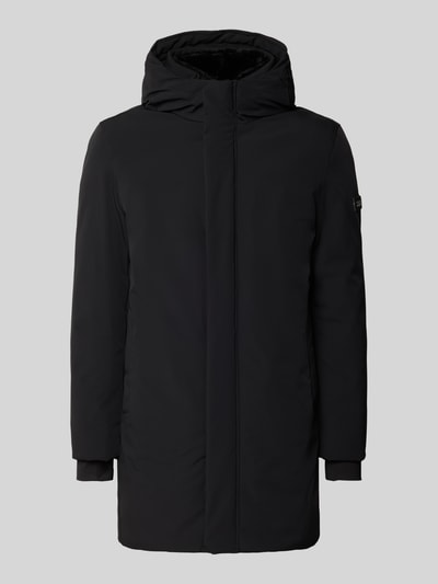 Cinque Płaszcz z kapturem model ‘Dawson’ Czarny 2