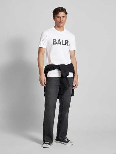 Balr. T-Shirt mit Label-Print Weiss 1