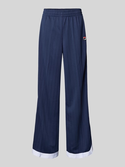 FILA Straight Leg Trackpants mit Logo-Badge Modell 'LORCE' Dunkelblau 1