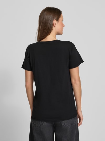 MOS MOSH T-Shirt mit Label-Detail Modell 'Gethi' Black 5