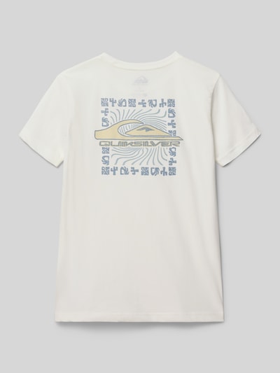 Quiksilver T-Shirt mit Label-Print Modell 'EVO' Weiss 3