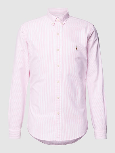 Polo Ralph Lauren Slim fit vrijetijdsoverhemd met streepmotief Rosé - 2