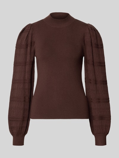 VERO MODA Pullover mit Puffärmeln Schoko 1